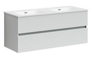 Подвесная тумба под раковину Sancos Urban UR120-2W 120см белый глянец